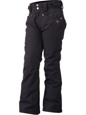 Descente Selene JR Pant Girls Size 12 Black Ski Snowboard Insulated Water Resist